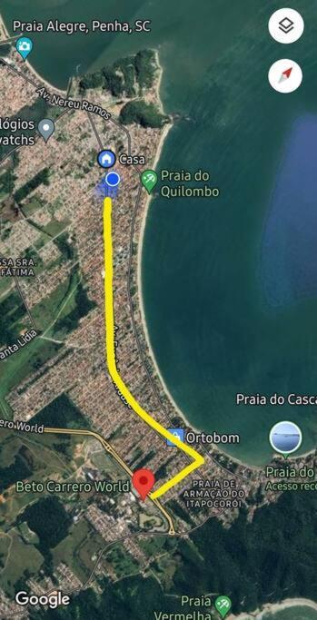 Kitinete Girassol 1 - Penha Sc - Beto Carrero Villa Buitenkant foto
